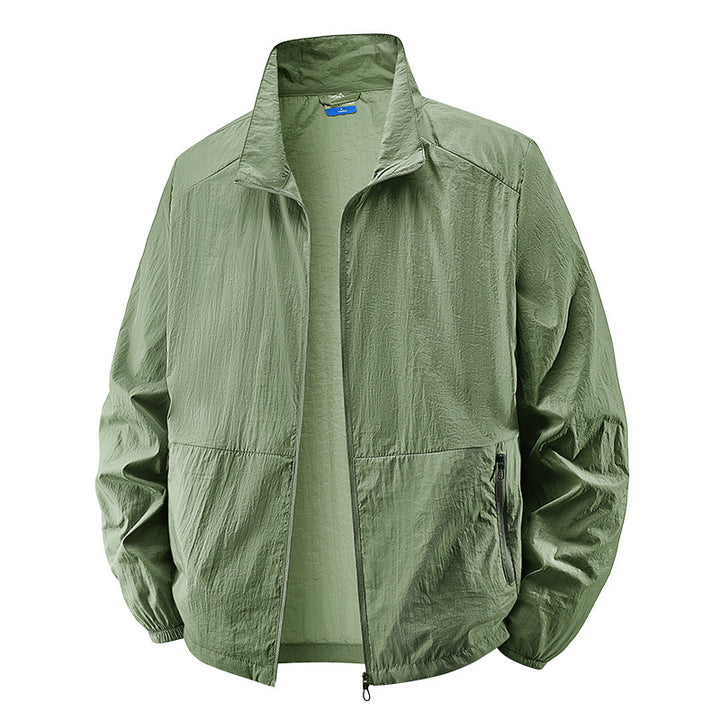 Herren Leichte Windbreaker Jacke Drune