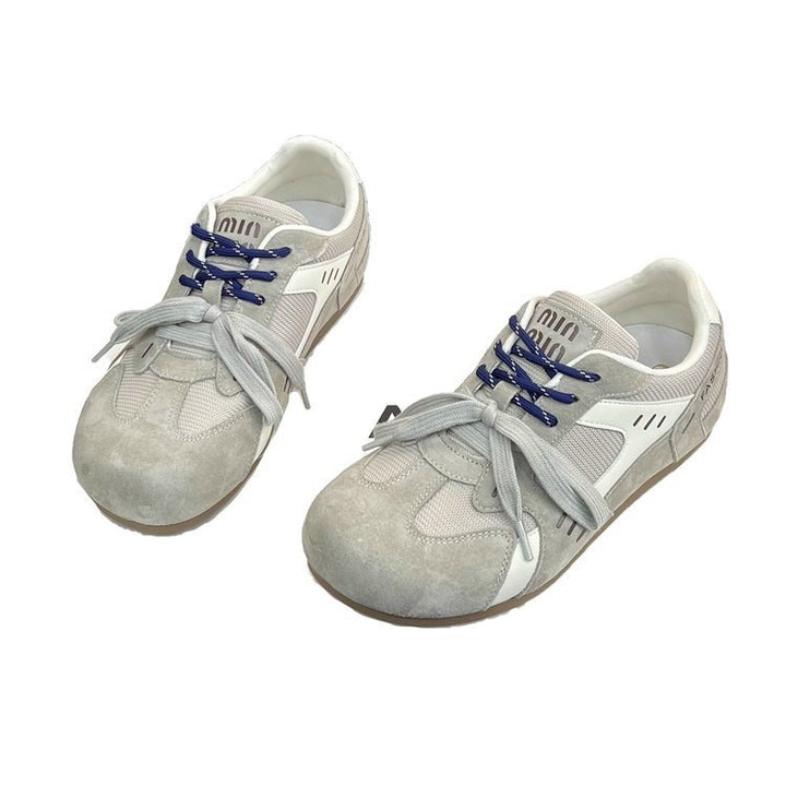 Damen modische Sneakers im sportlichen Design mit funktionalem Materialmix Drune