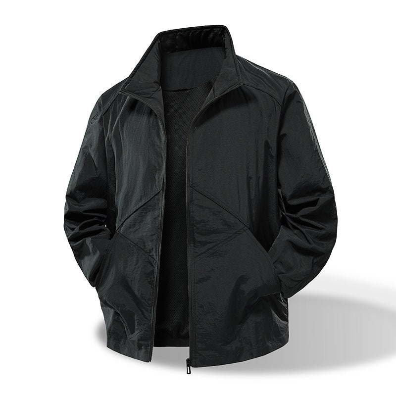Herren Leichte und Atmungsaktive Sportjacke Drune