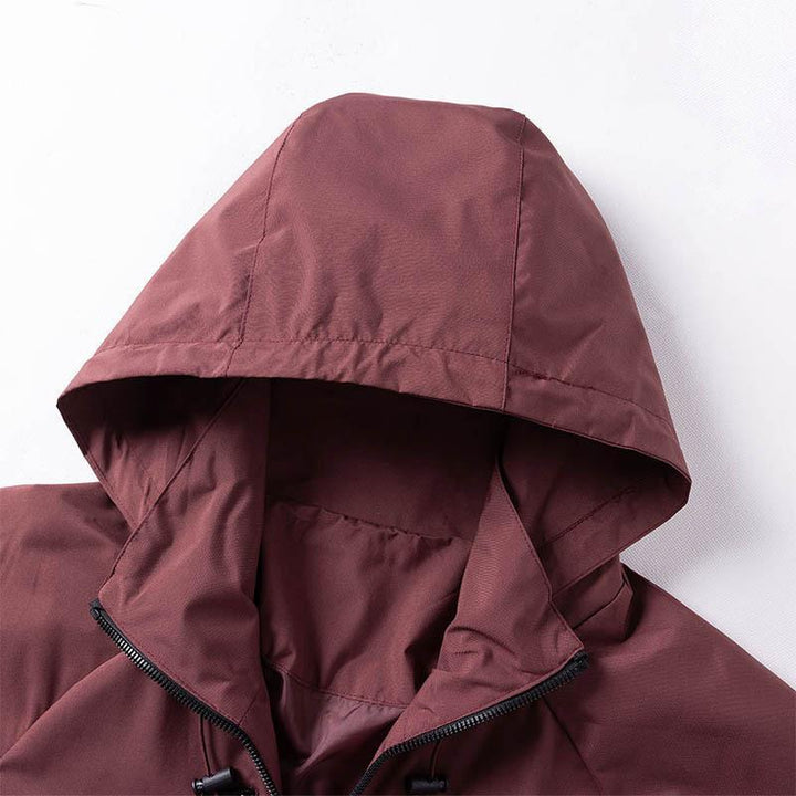 Herren Leichte Outdoorjacke mit verstellbarer Kapuze Drune