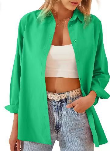 Damen Hemdbluse im lässigen Schnitt mit langen Ärmeln und modernen Details Drune