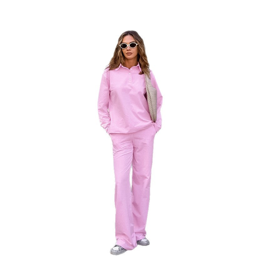Damen Bequemes Sweatpants-Set mit lässigem Schnitt Drune