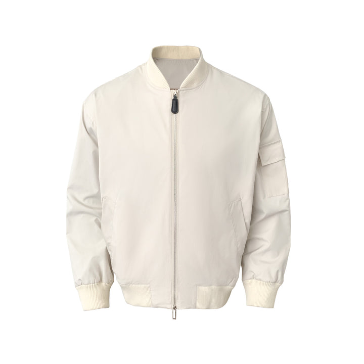 Herren Vintage Bomberjacke mit Reißverschluss Drune