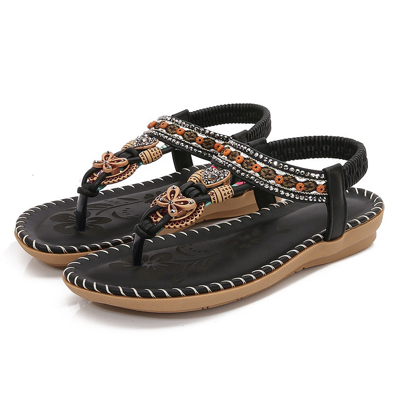 Damen Elegante Riemensandalen mit kunstvollen Details Drune