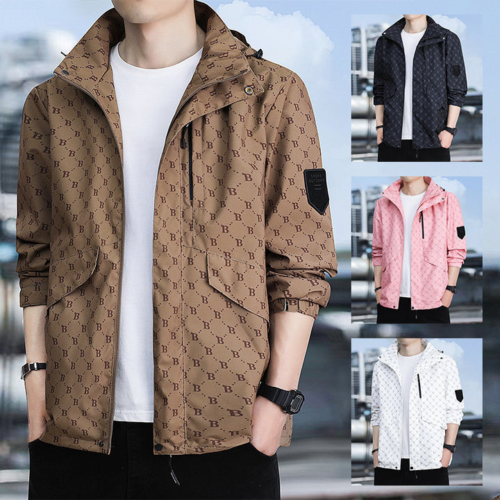 Herren Modische Leichte Outdoorjacke Drune