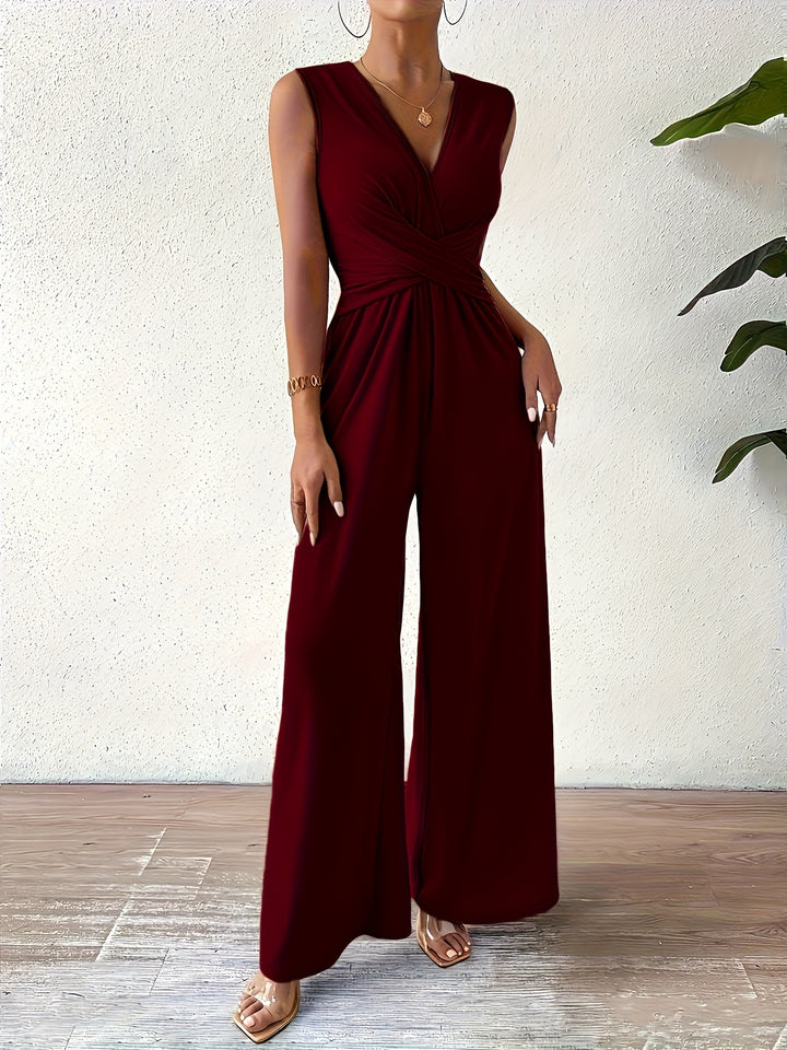 Drune | Eleganter Ärmelloser Jumpsuit Mit Schmeichelhafter Passform