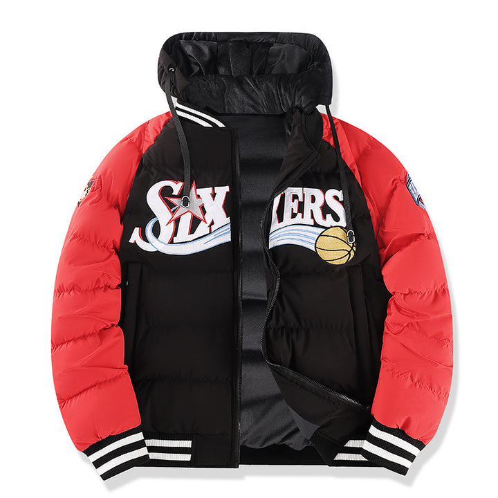 Herren Sportliche Pufferjacke mit hohem Kragen Drune