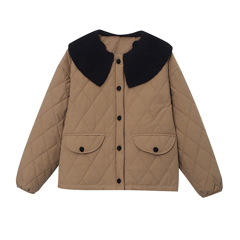 Damen gesteppte Übergangsjacke mit praktischen Taschen Drune