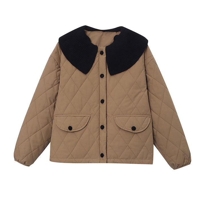 Damen gesteppte Übergangsjacke mit praktischen Taschen Drune