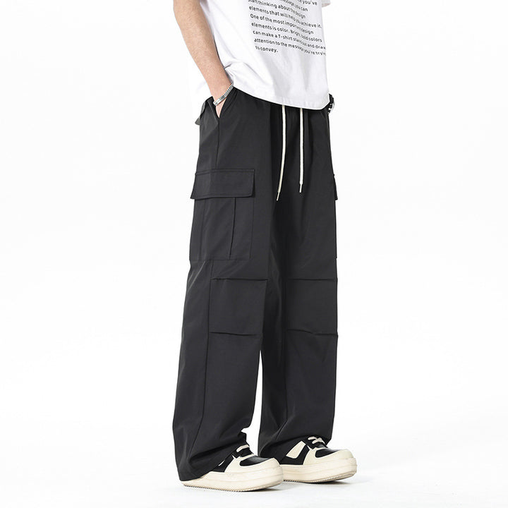 Herren Weitgeschnittene Cargo-Hose mit praktischen Taschen