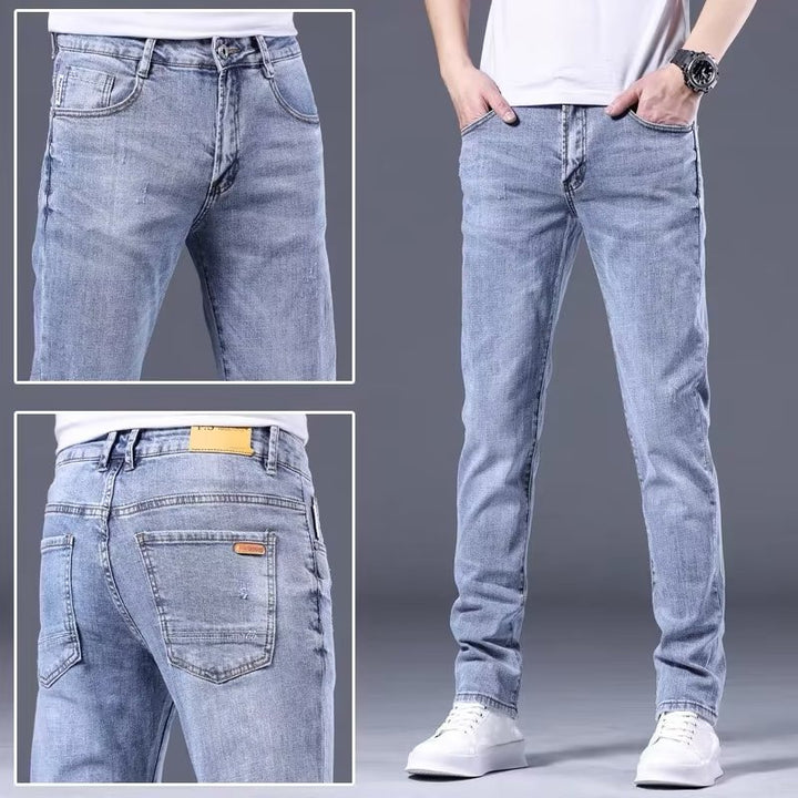 Herren Slim-Fit Jeans im lässigen Vintage-Design Drune