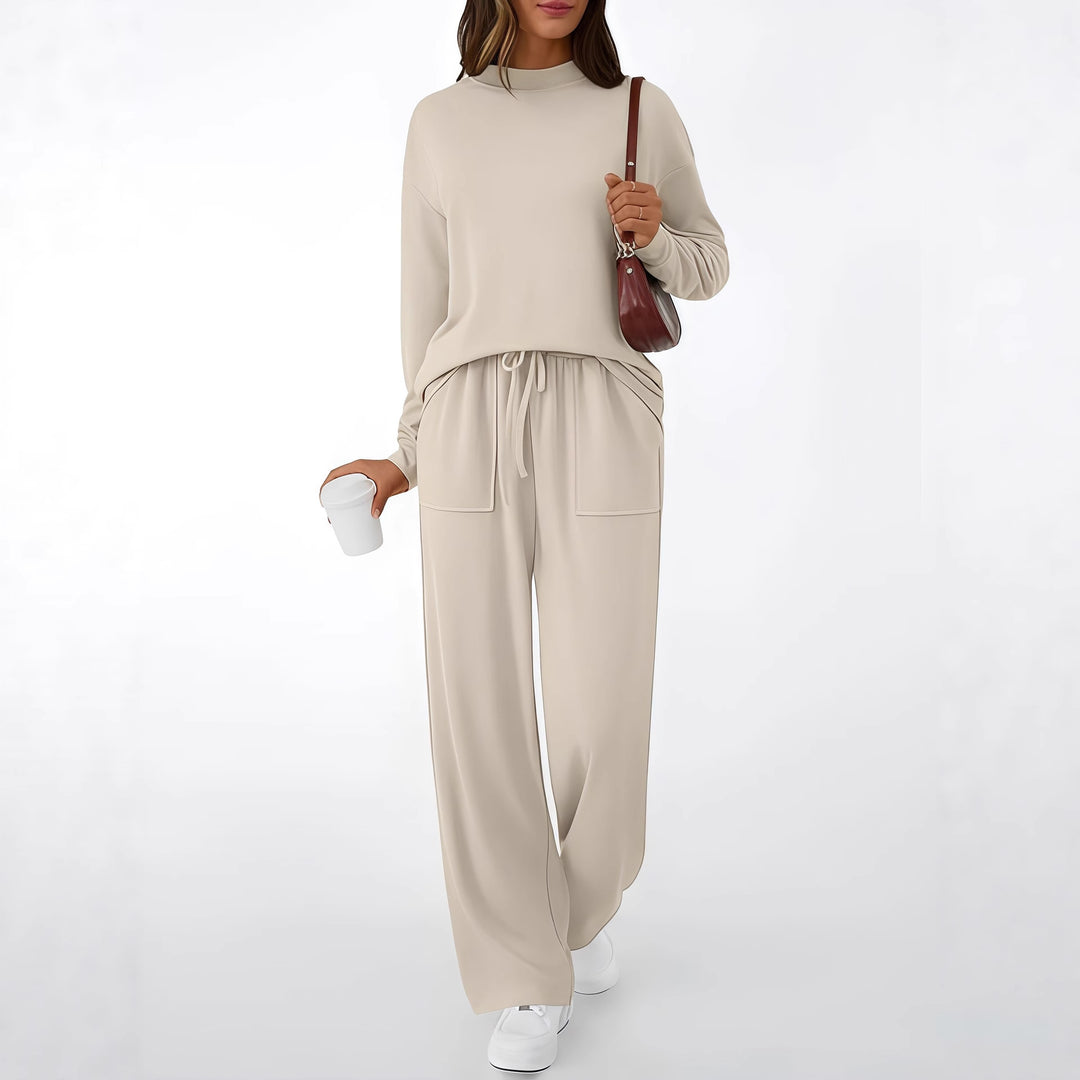 Damen Lässiger Relaxed-Fit Jogginganzug Drune