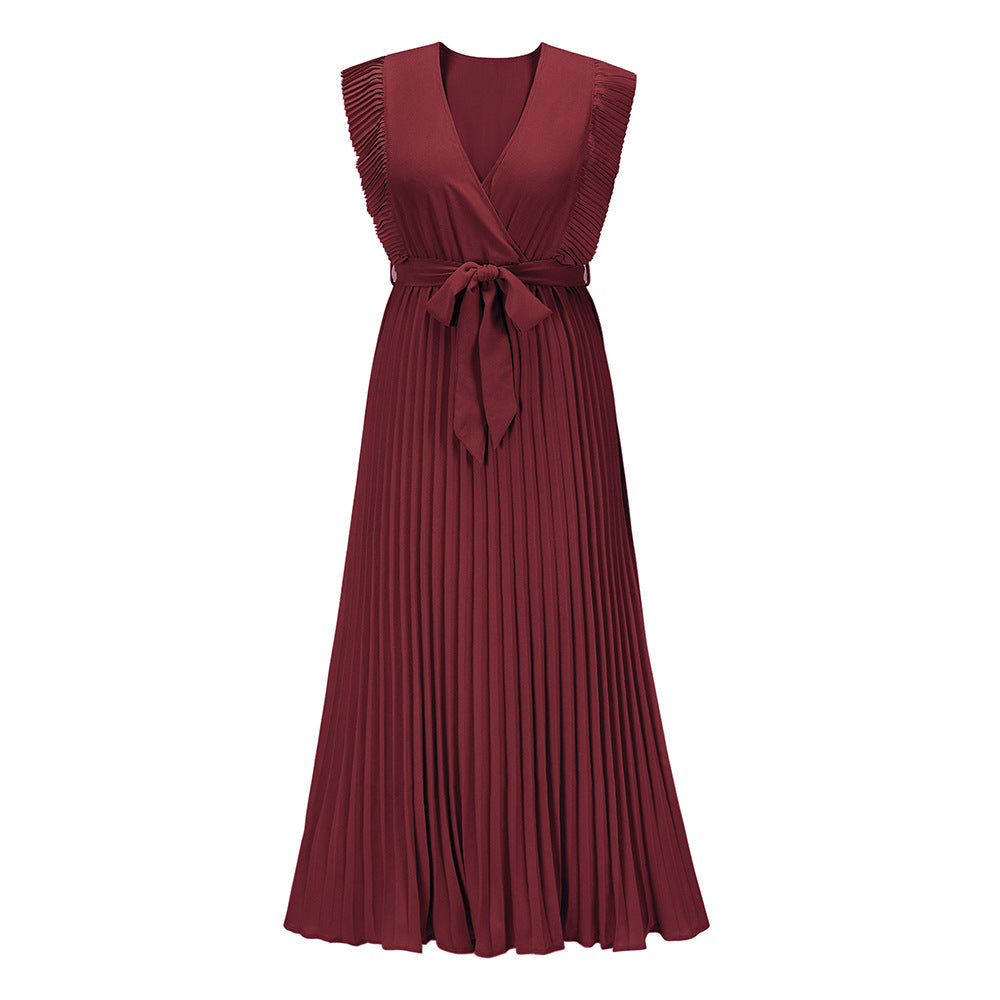 Drune | Plissee-Kleid aus Chiffon