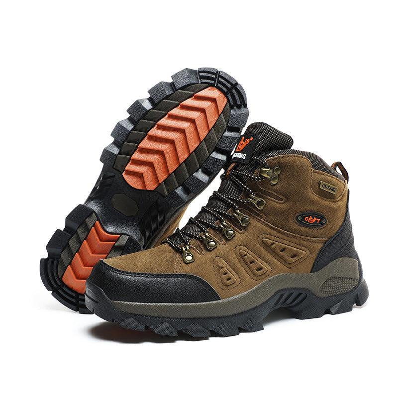 Herren Outdoor-Trekkingstiefel mit rutschfester Sohle und atmungsaktivem Obermaterial Drune