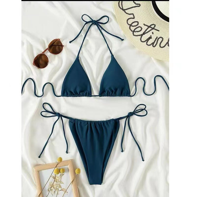 Damen Triangel-Bikini mit verstellbaren Bändern Drune