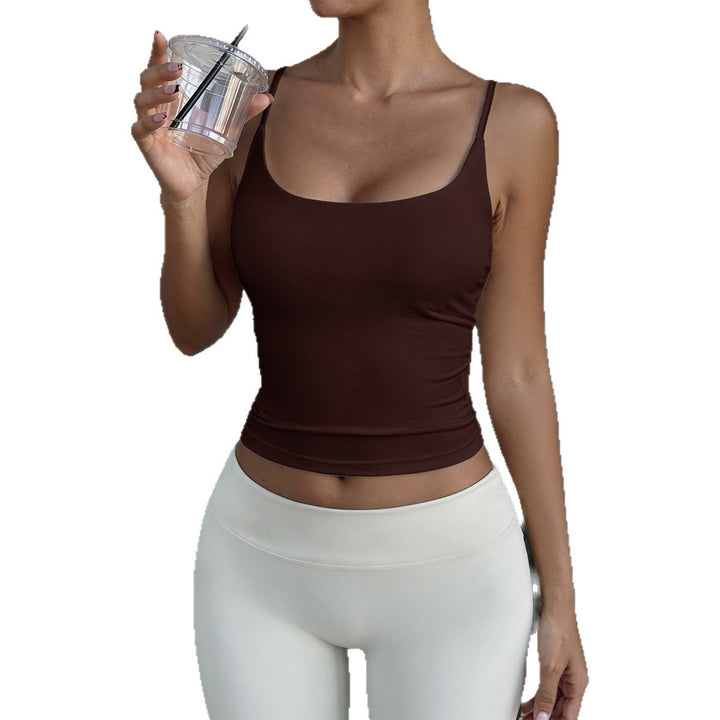 Damen Trägershirt mit körperbetontem Schnitt und feinem Material Drune