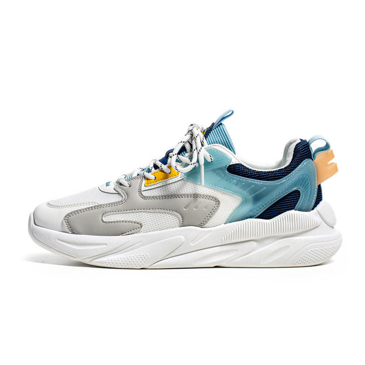 Herren Voluminöser Low-Top Sneaker mit sculpted Komfortsohle und Mesh‑Velours‑Overlays Drune