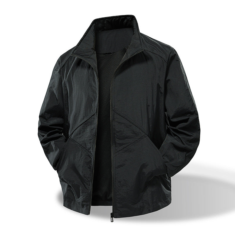 Herren Leichte und Atmungsaktive Sportjacke Drune