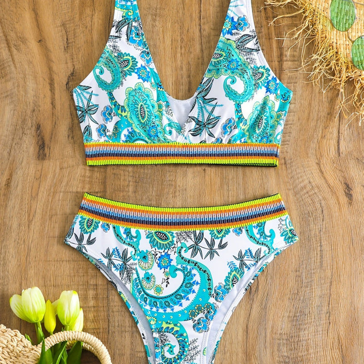 Damen Bikini-Set mit modischem Ethno-Design Drune