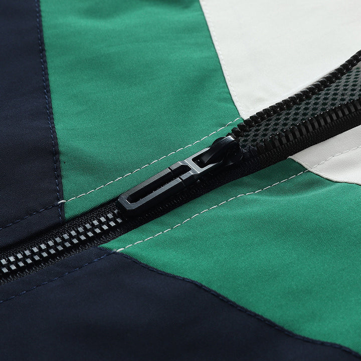 Herren Sportliches Übergangsjacke mit Kapuze Drune