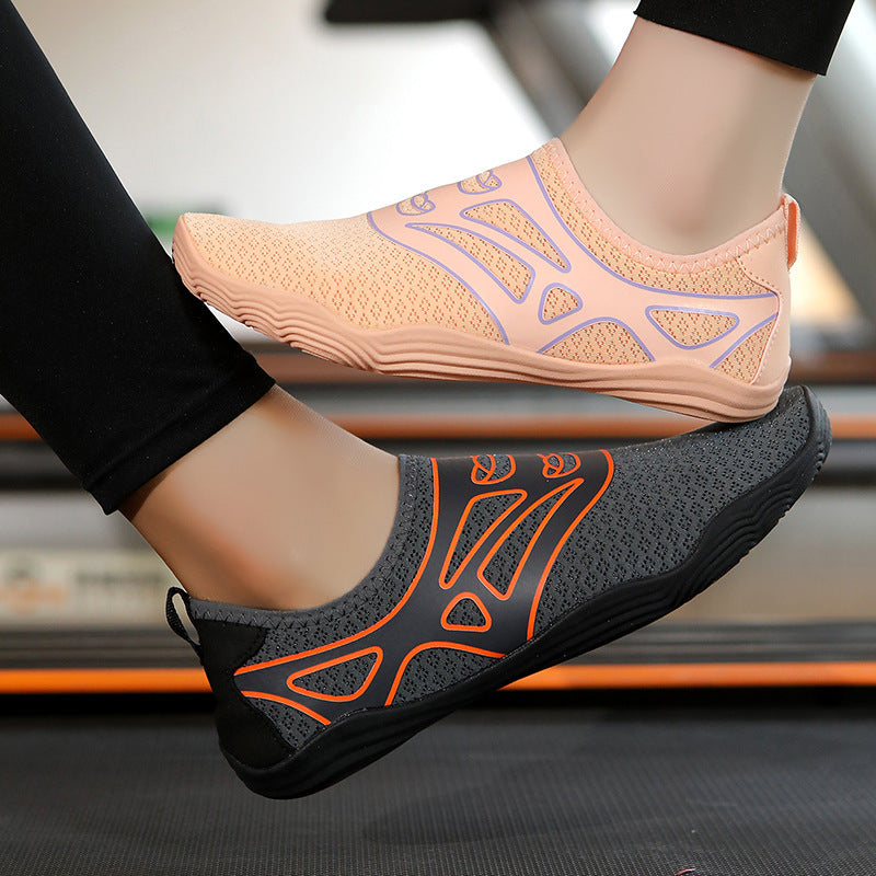 Damen Atmungsaktive Fitness-Schuhe mit rutschfester Sohle Drune