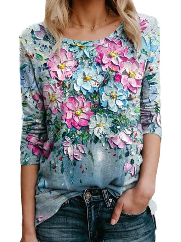 Damen Colorblock-Sweatshirt mit diagonaler Panel-Optik und Streifenbesatz Drune