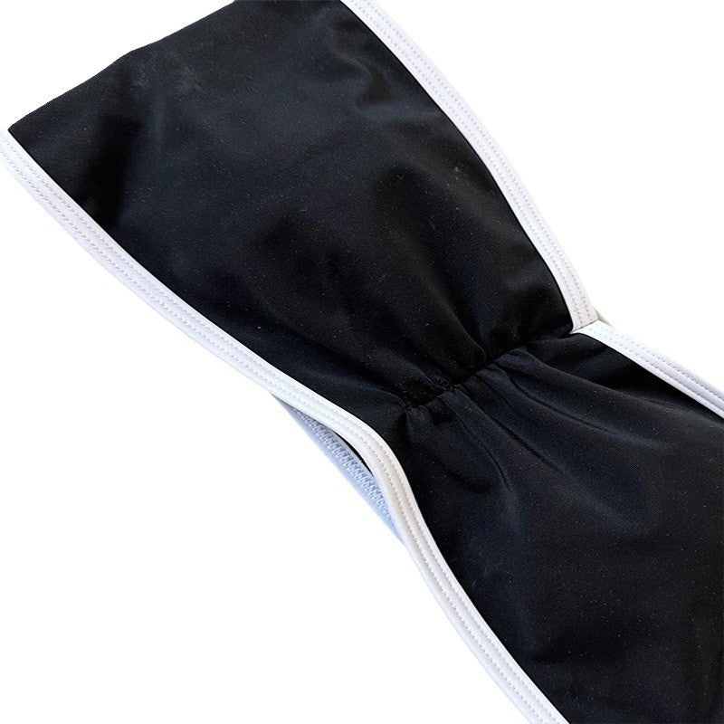 Damen Bandeau-Bikini mit schickem Rüschensaum Drune