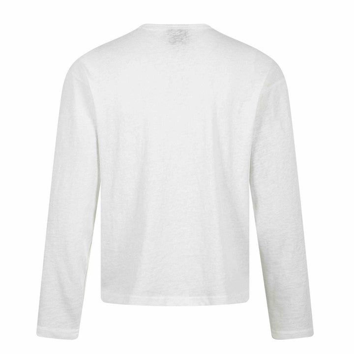 Unisex Langärmeliges Henley-Shirt mit knöpfbarer Brustleiste und Vintage-Illustrationsprint Drune