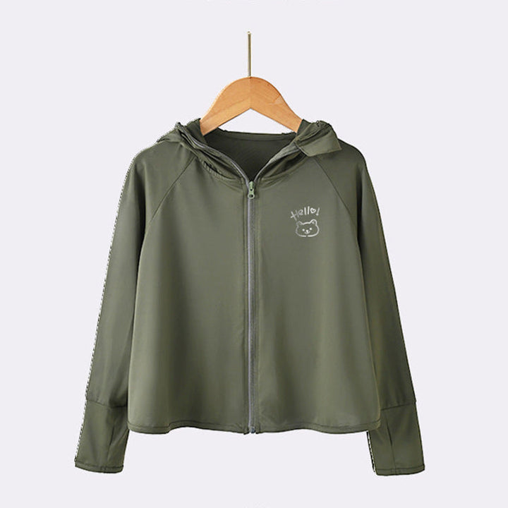 Damen praktische Outdoorjacke mit Kapuze Drune
