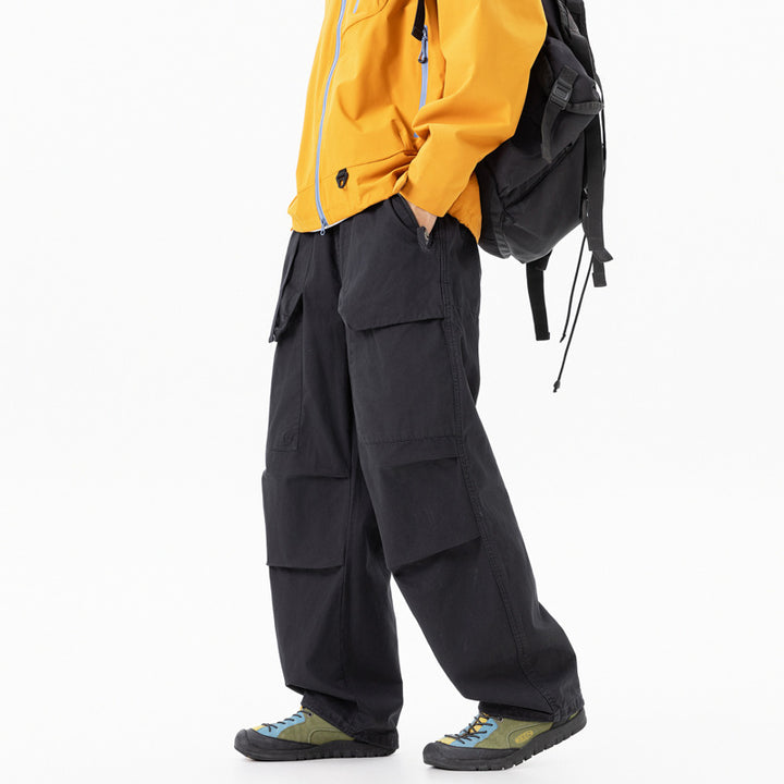 Herren Cargo-Hose mit elastischem Bund und Multifunktions-Taschen Drune
