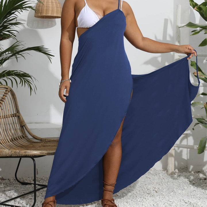 Damen Maxi-Kleid mit angesagtem Wickeldesign Drune