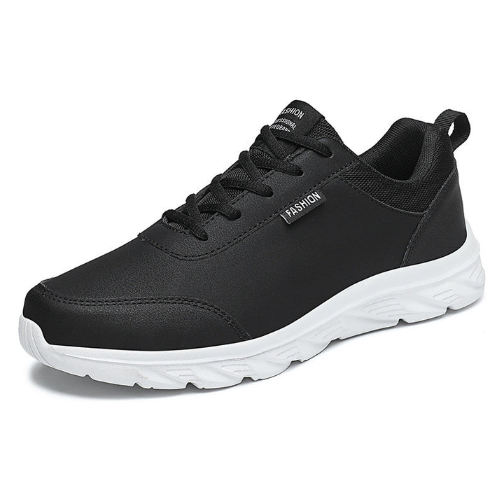 Herren nan schlanker City-Sneaker mit wasserabweisender Kunstlederoberfläche, stoßabsorbierender EVA-Zwischensohle und gepolstertem Fersenkragen Drune