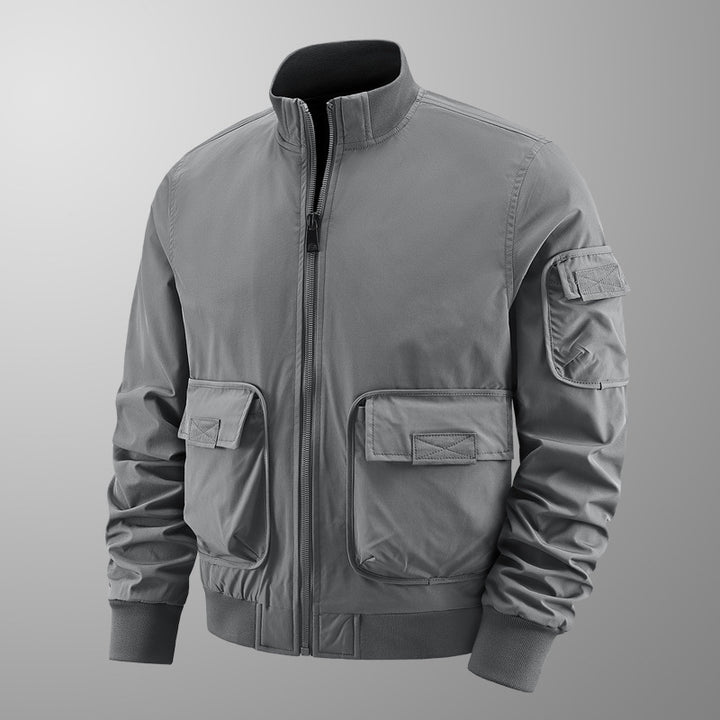 Herren leichte Übergangsjacke mit vielen Taschen Drune