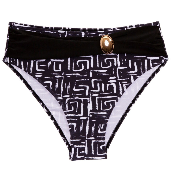 Damen Hochgeschnittener Bikini mit dekorativem Knoten Drune