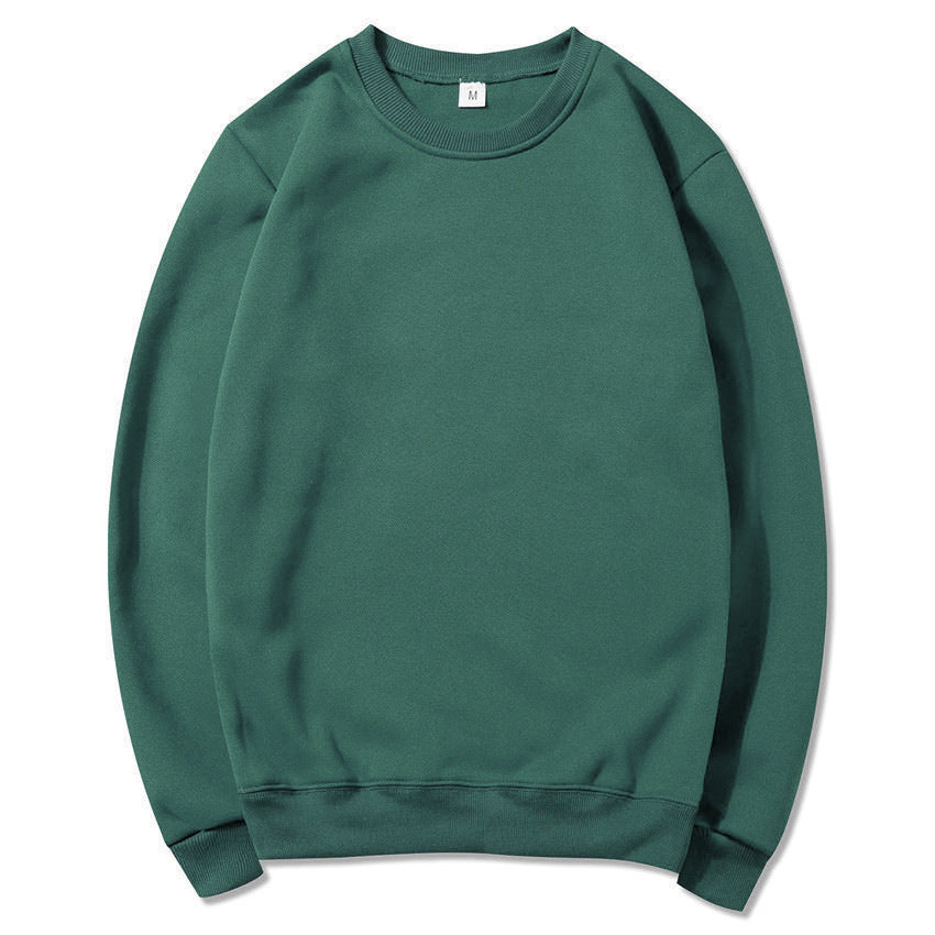 Unisex zeitloser Rundhals-Sweater ohne Kapuze mit angerauter Innenseite und verstärktem Nacken Drune