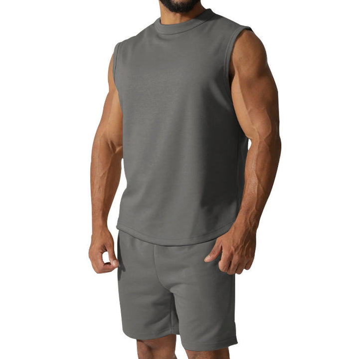 Herren sportliches Kurzarm-Set aus atmungsaktivem Material Drune