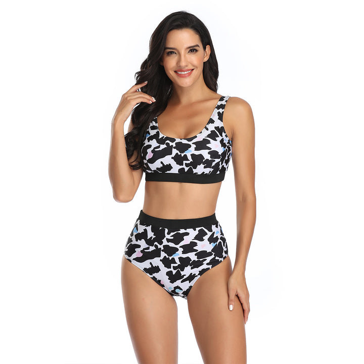 Damen Sport-Bikini mit hoch geschnittenem Hosenbund von Drune