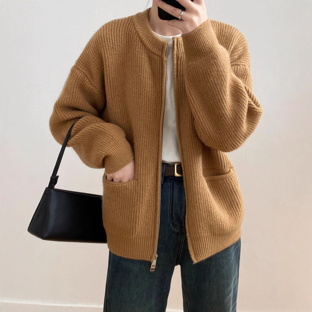 Damen Hochwertige und trendige Sweatjacke Drune