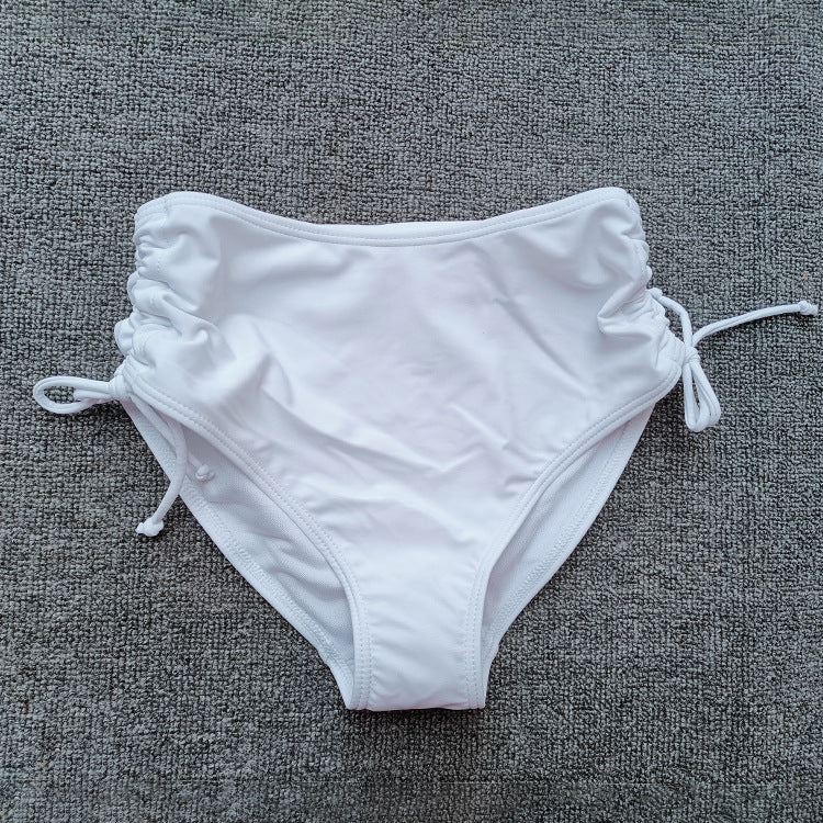 Damen Hochtailliertes Bikinihöschen mit seitlichen Bindebändern Drune