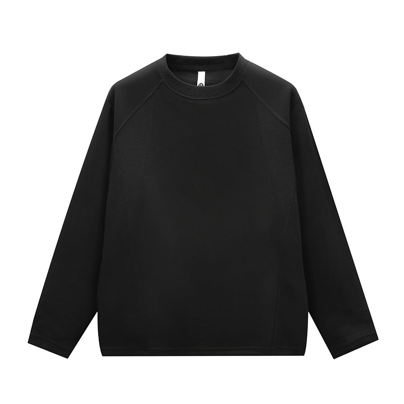 Unisex Minimalistisches Rundhals-Sweatshirt mit Raglanärmeln Drune