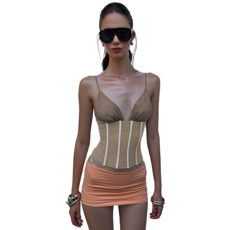 Damen Korsettbluse Drune