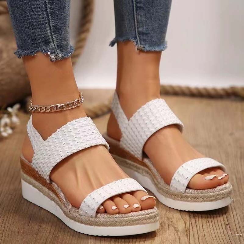 Drune | Bequeme Sommer Plateau Sandalen Mit Keil Für Frauen