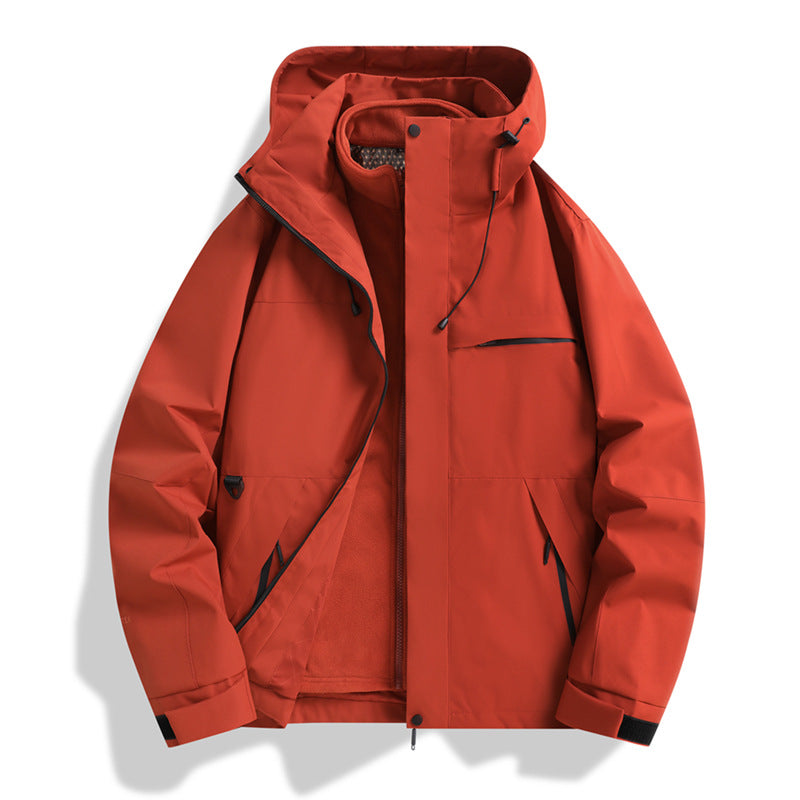 Herren Urban-Softshelljacke mit abgedichteten Nähten, verstellbarer Kapuze und minimalistischen Taschen Drune