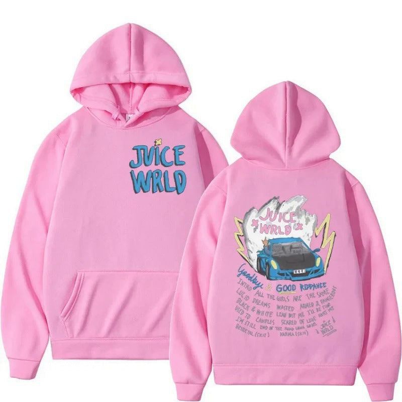 Damen Kapuzenpullover mit kreativem Grafikdesign und inspirierendem Schriftzug Drune
