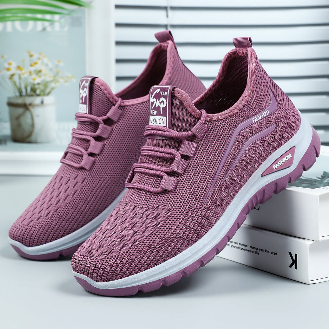 Damen Hochwertige und atmungsaktive Sportschuhe mit elastischem Einschlupf Drune