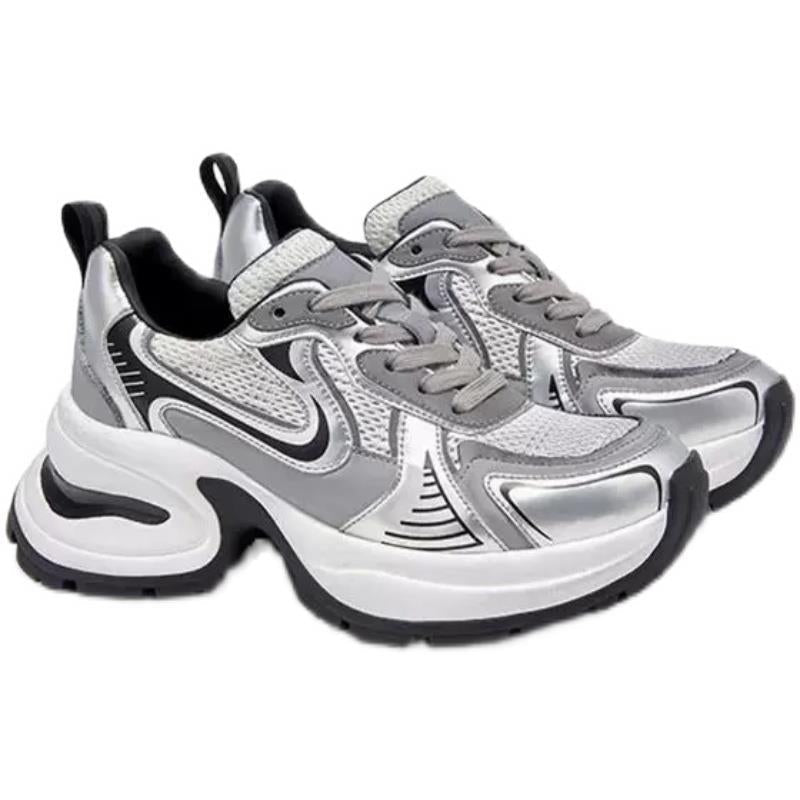 Damen Chunky Sneakers mit atmungsaktiver Oberfläche und dämpfendem Komfort Drune