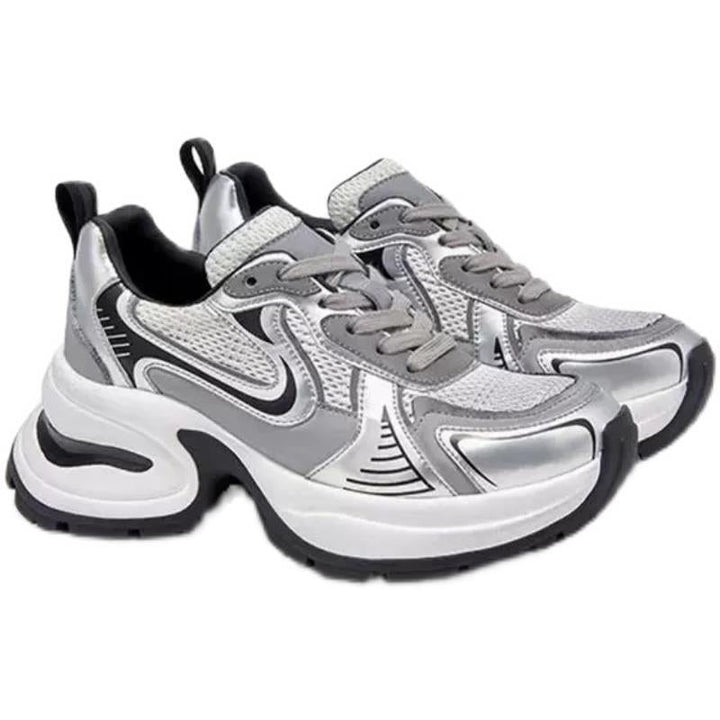 Damen Chunky Sneakers mit atmungsaktiver Oberfläche und dämpfendem Komfort Drune