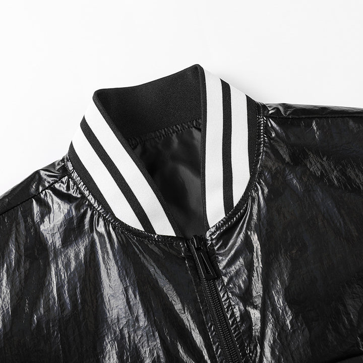 Herren Modische Übergangsjacke mit hochglänzendem Obermaterial Drune