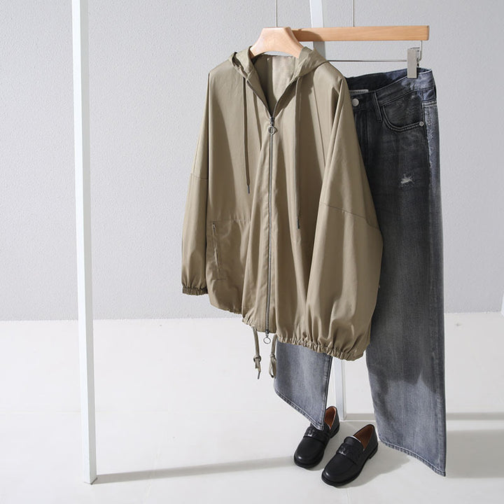Damen Modische und lässige Übergangsjacke Drune