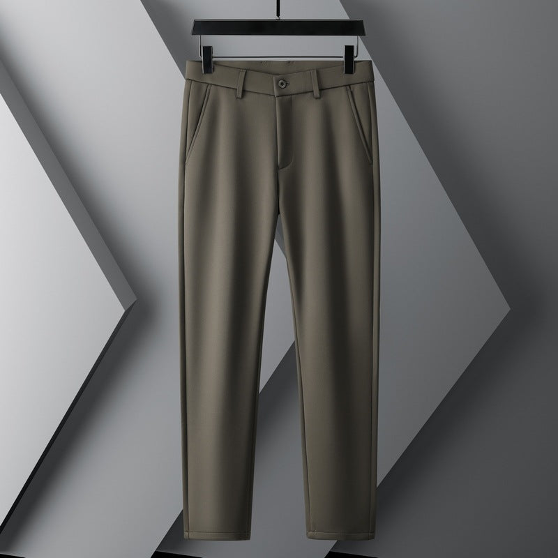 Herren Hochwertige Chino-Hose Drune